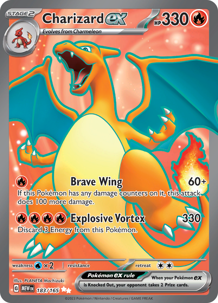 Charizard ex (183/165) [Scarlet & Violet: 151] | Rock City Comics