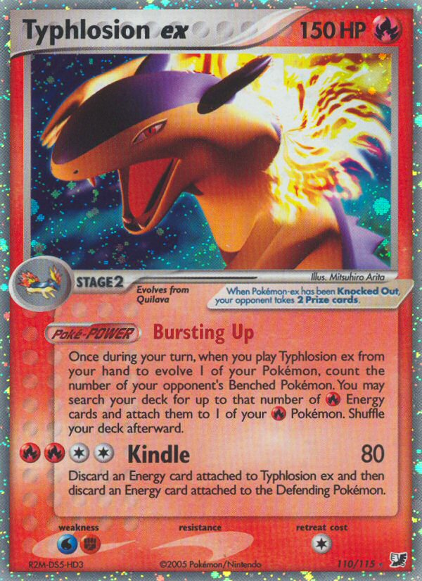 Typhlosion ex (110/115) [EX: Unseen Forces] | Rock City Comics