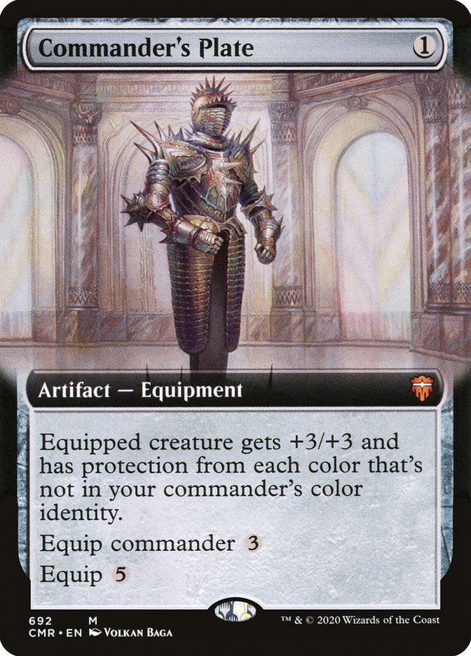 Commander's Plate (Extended Art) [Commander Legends] | Rock City Comics