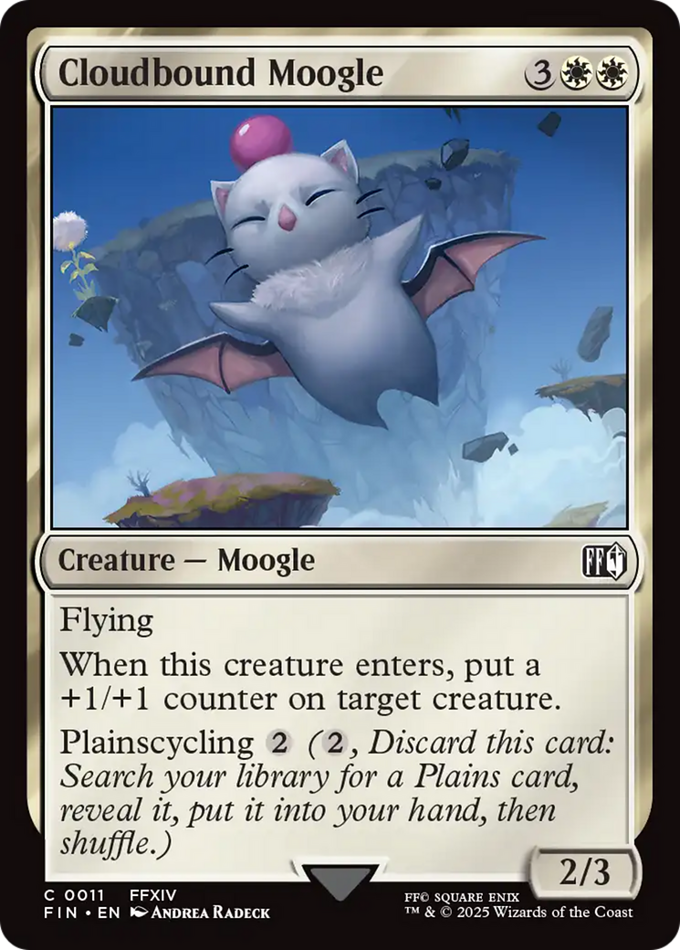 Cloudbound Moogle [FINAL FANTASY] | Rock City Comics