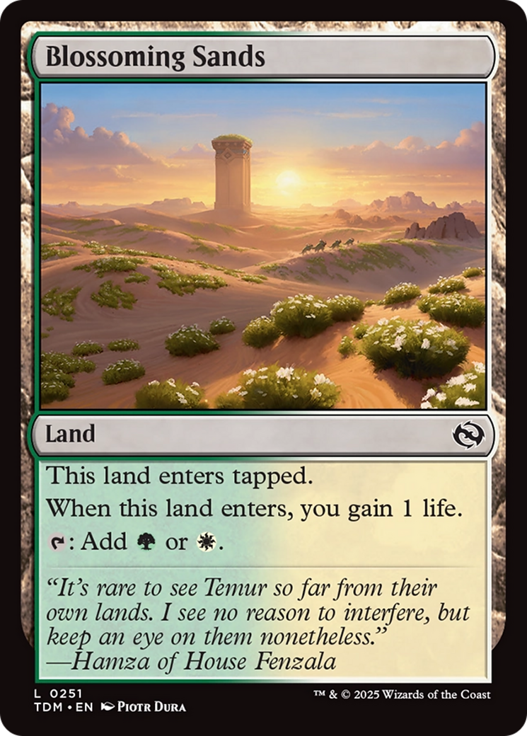 Blossoming Sands [Tarkir: Dragonstorm] | Rock City Comics