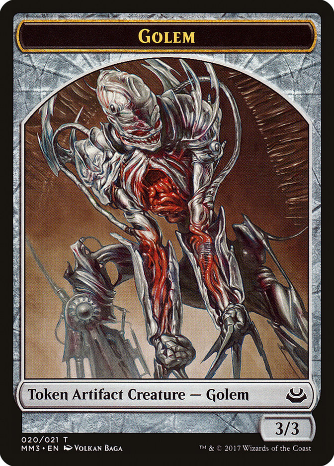 Golem Token [Modern Masters 2017 Tokens] | Rock City Comics