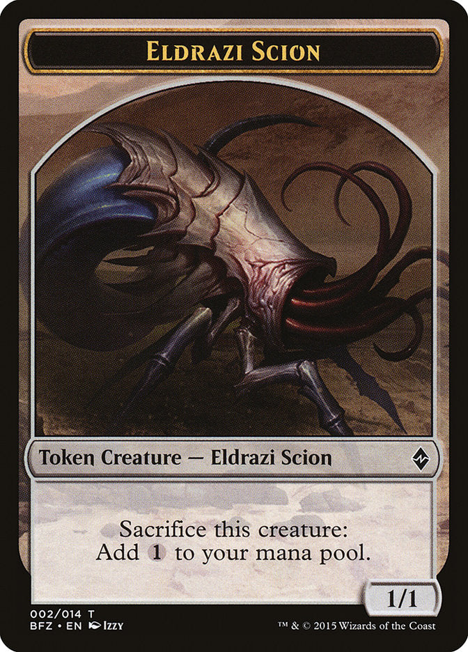Eldrazi Scion Token (002/014) [Battle for Zendikar Tokens] | Rock City Comics