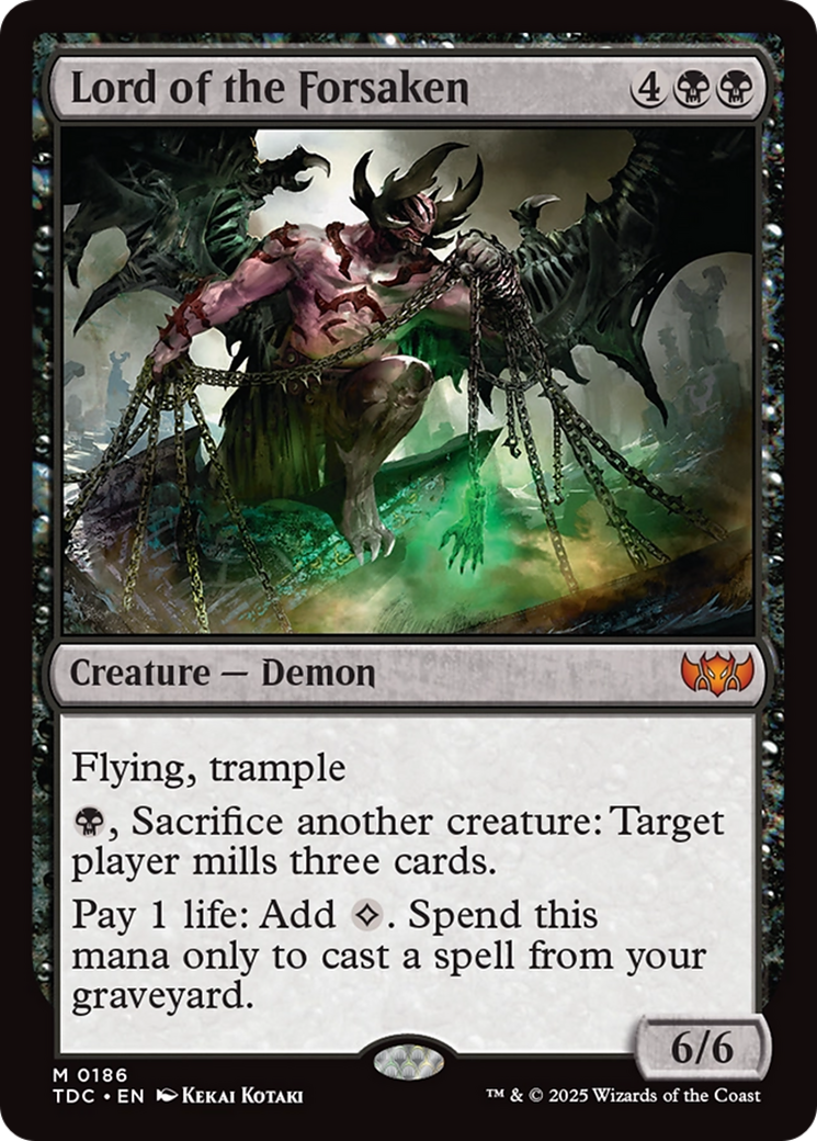 Lord of the Forsaken [Tarkir: Dragonstorm Commander] | Rock City Comics