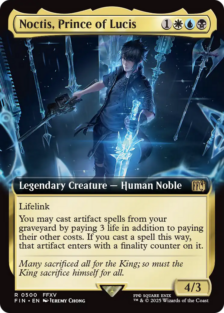 Noctis, Prince of Lucis (Extended Art) [FINAL FANTASY] | Rock City Comics