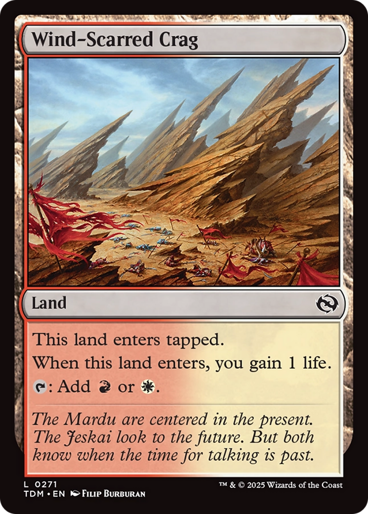 Wind-Scarred Crag [Tarkir: Dragonstorm] | Rock City Comics