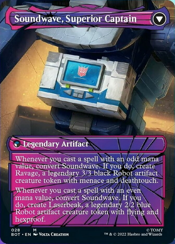 Soundwave, Sonic Spy // Soundwave, Superior Captain (Shattered Glass) [Transformers] | Rock City Comics
