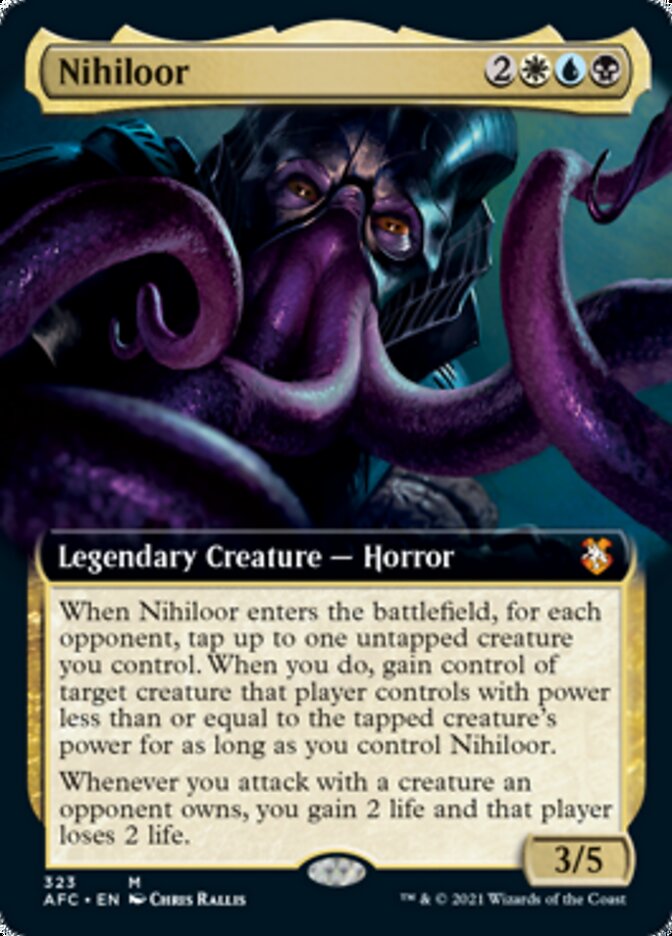 Nihiloor (Extended Art) [Dungeons & Dragons: Adventures in the Forgotten Realms Commander] | Rock City Comics
