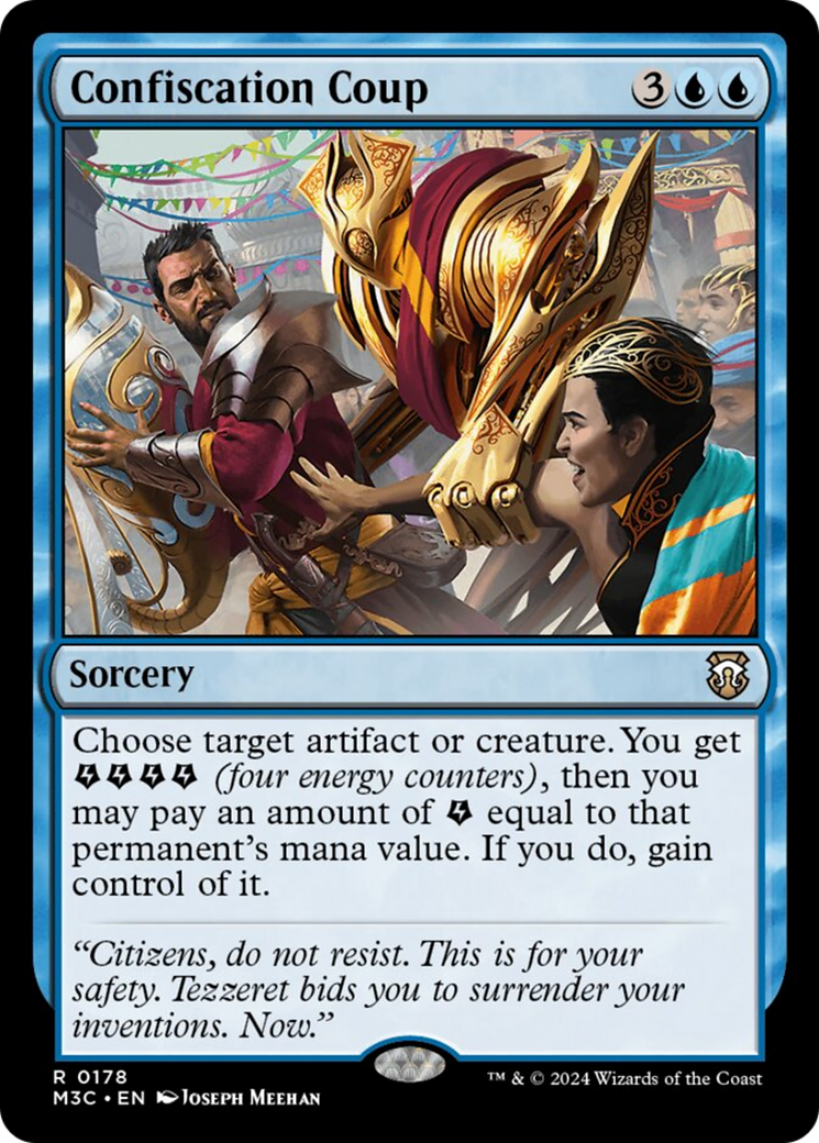 Confiscation Coup (Ripple Foil) [Modern Horizons 3 Commander] | Rock City Comics