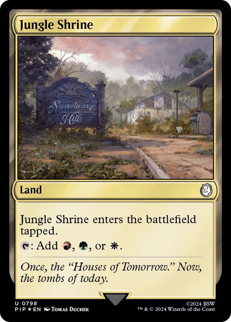 Jungle Shrine (Surge Foil) [Fallout] | Rock City Comics