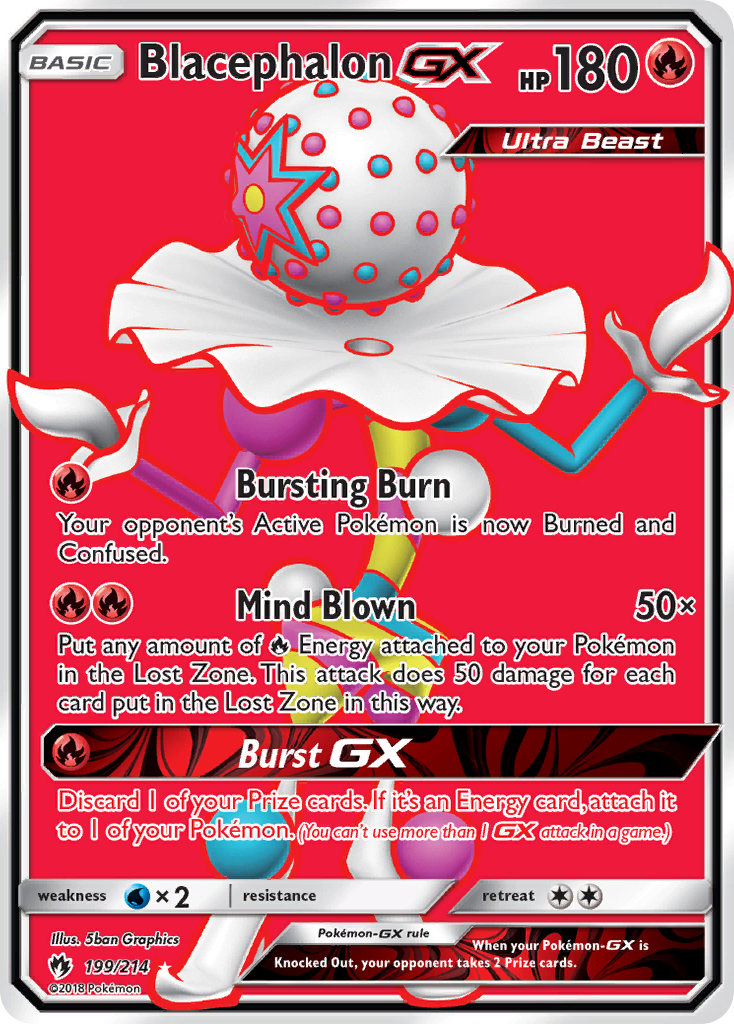 Blacephalon GX (199/214) [Sun & Moon: Lost Thunder] | Rock City Comics