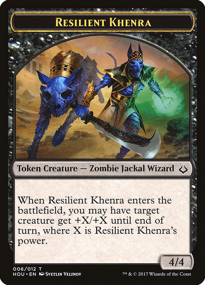 Resilient Khenra Token [Hour of Devastation Tokens] | Rock City Comics