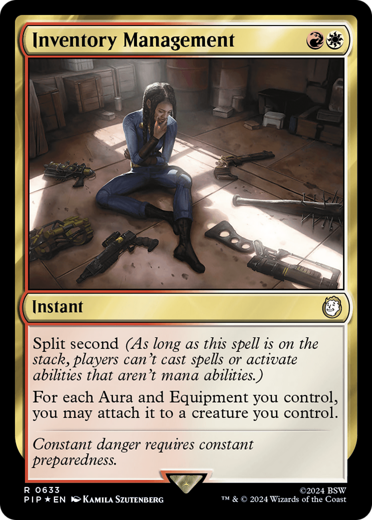 Inventory Management (Surge Foil) [Fallout] | Rock City Comics