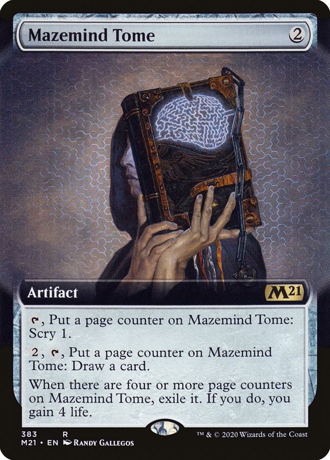 Mazemind Tome (Extended Art) [Core Set 2021] | Rock City Comics