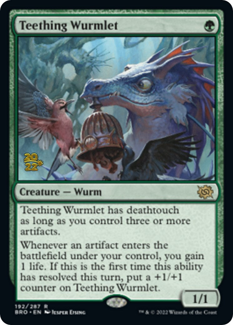 Teething Wurmlet [The Brothers' War Prerelease Promos] | Rock City Comics