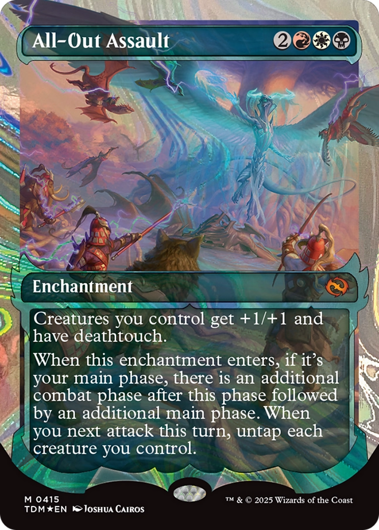 All-Out Assault (Showcase) (Halo Foil) [Tarkir: Dragonstorm] | Rock City Comics