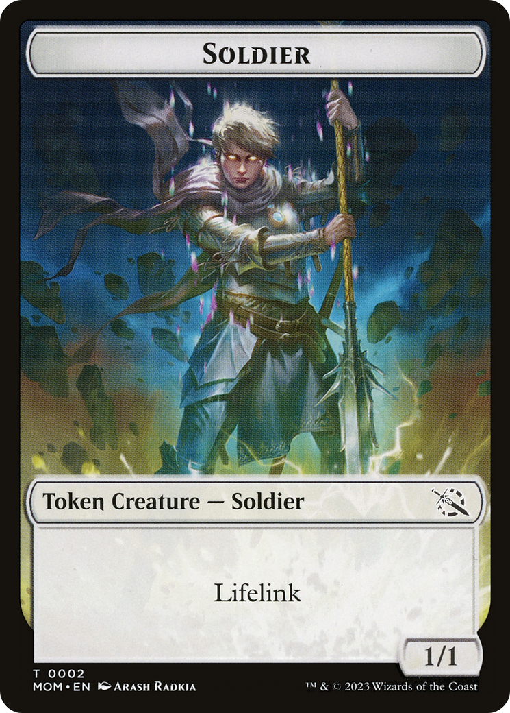 Soldier // Thopter Double-Sided Token [March of the Machine Tokens] | Rock City Comics