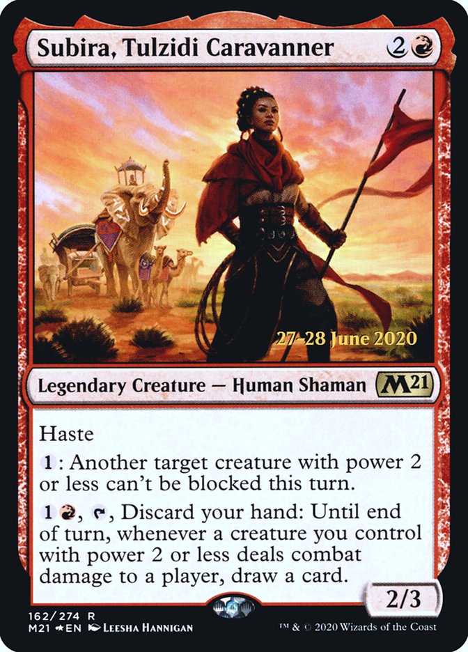 Subira, Tulzidi Caravanner [Core Set 2021 Prerelease Promos] | Rock City Comics