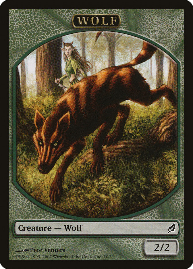 Wolf Token [Lorwyn Tokens] | Rock City Comics