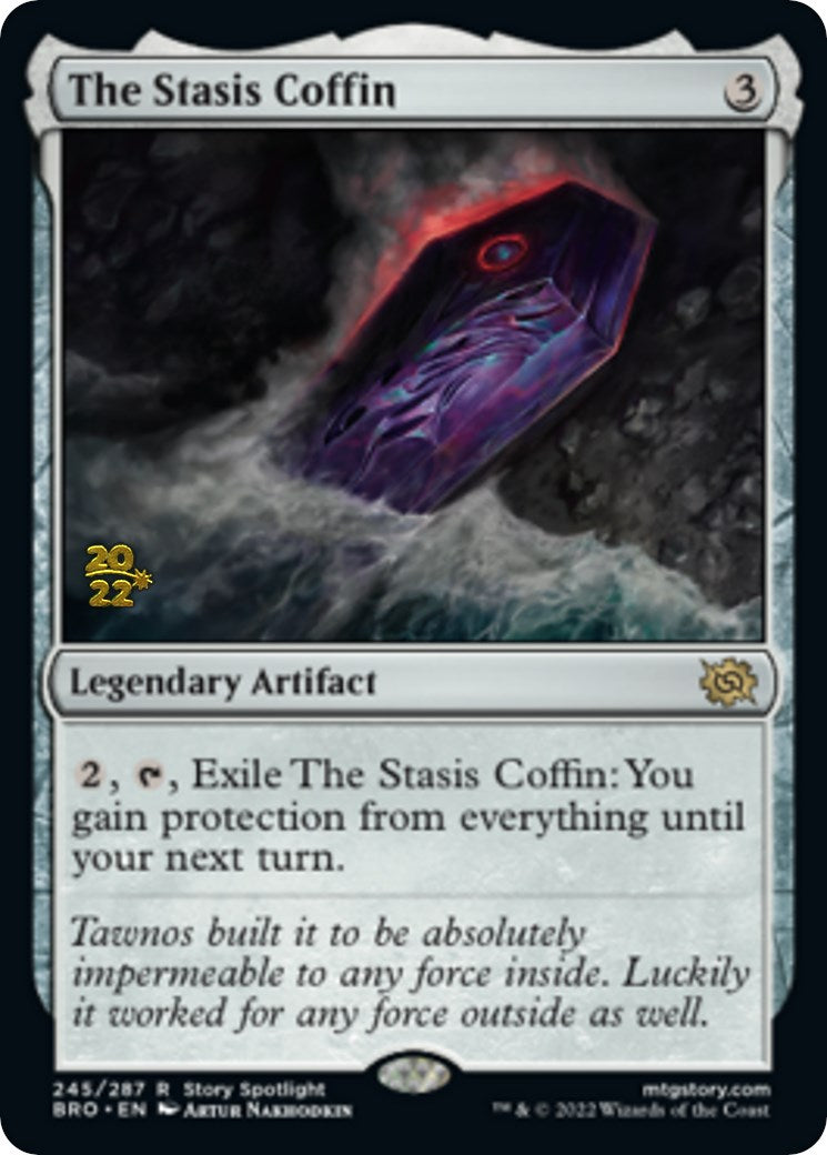 The Stasis Coffin [The Brothers' War Prerelease Promos] | Rock City Comics