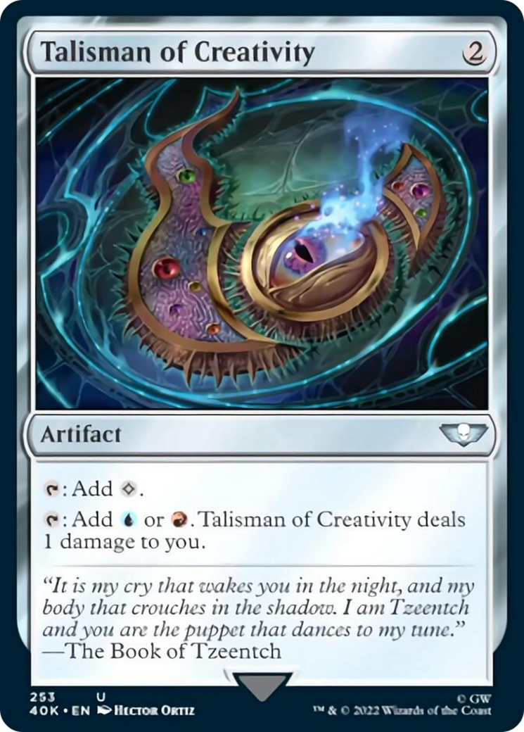 Talisman of Creativity (Surge Foil) [Warhammer 40,000] | Rock City Comics