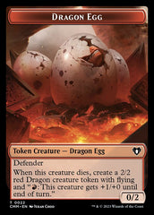 City's Blessing // Dragon Egg Double-Sided Token [Commander Masters Tokens] | Rock City Comics