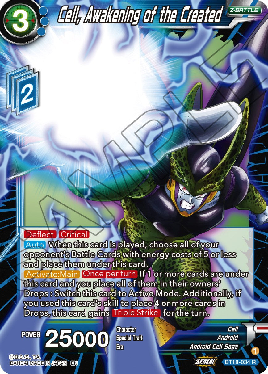 Cell, Awakening of the Created (BT18-034) [Dawn of the Z-Legends] | Rock City Comics
