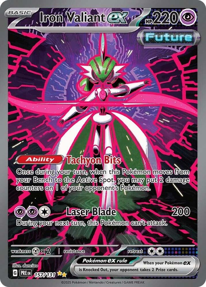 Iron Valiant ex (157/131) [Scarlet & Violet: Prismatic Evolutions] | Rock City Comics