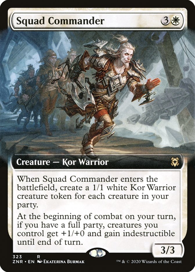 Squad Commander (Extended Art) [Zendikar Rising] | Rock City Comics