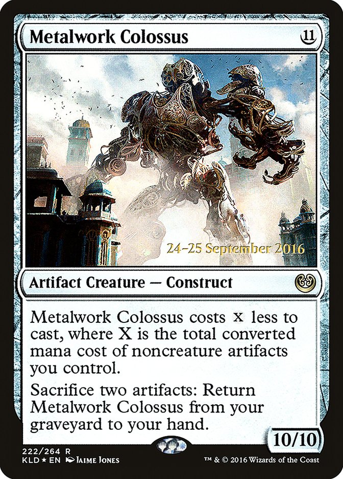 Metalwork Colossus [Kaladesh Prerelease Promos] | Rock City Comics
