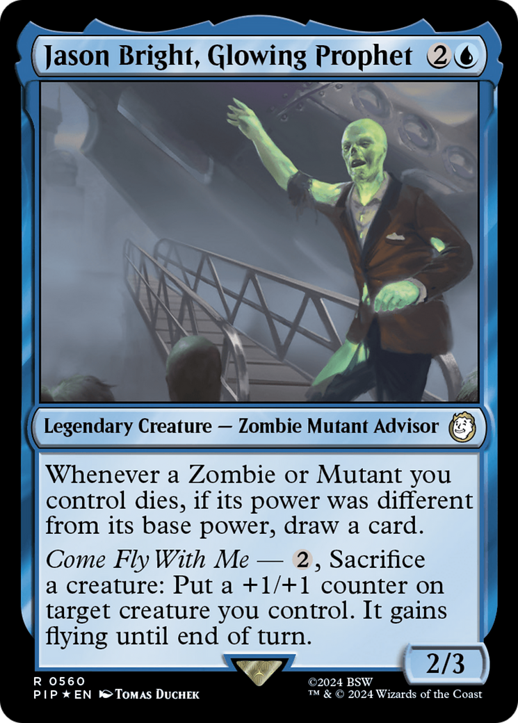 Jason Bright, Glowing Prophet (Surge Foil) [Fallout] | Rock City Comics