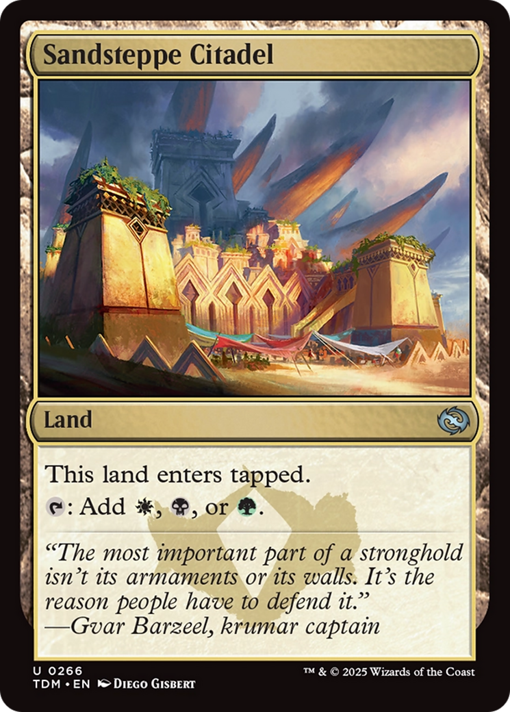 Sandsteppe Citadel [Tarkir: Dragonstorm] | Rock City Comics