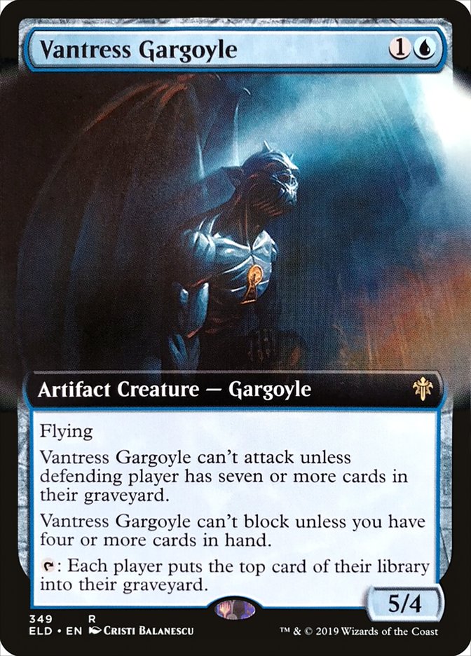 Vantress Gargoyle (Extended Art) [Throne of Eldraine] | Rock City Comics