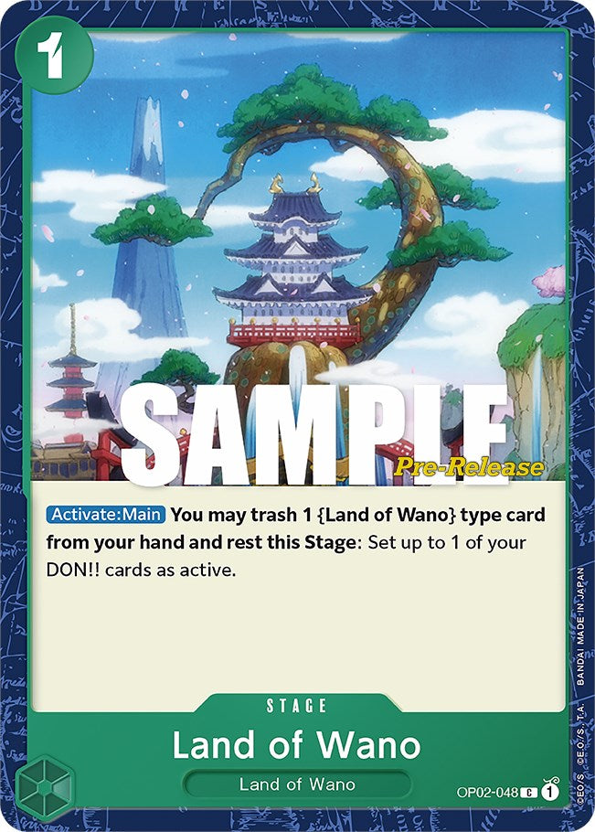 Land of Wano [Paramount War Pre-Release Cards] | Rock City Comics