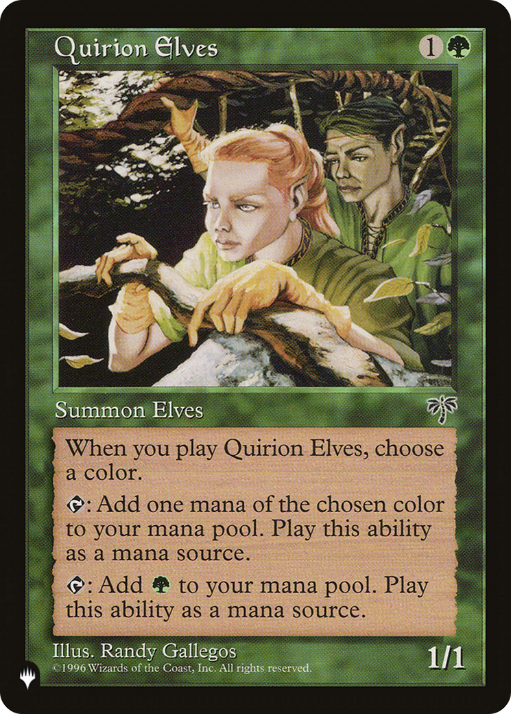 Quirion Elves [The List Reprints] | Rock City Comics