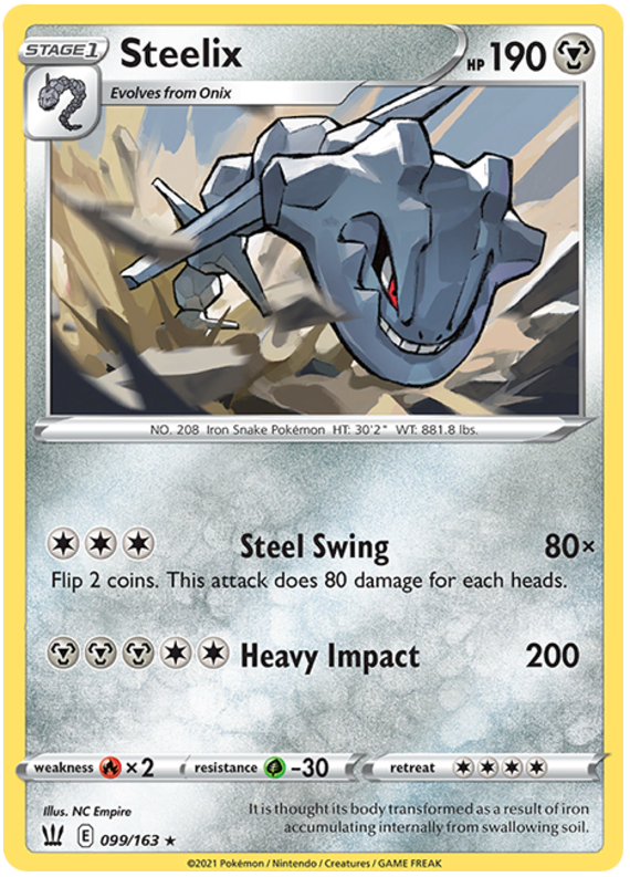 Steelix (099/163) [Sword & Shield: Battle Styles] | Rock City Comics