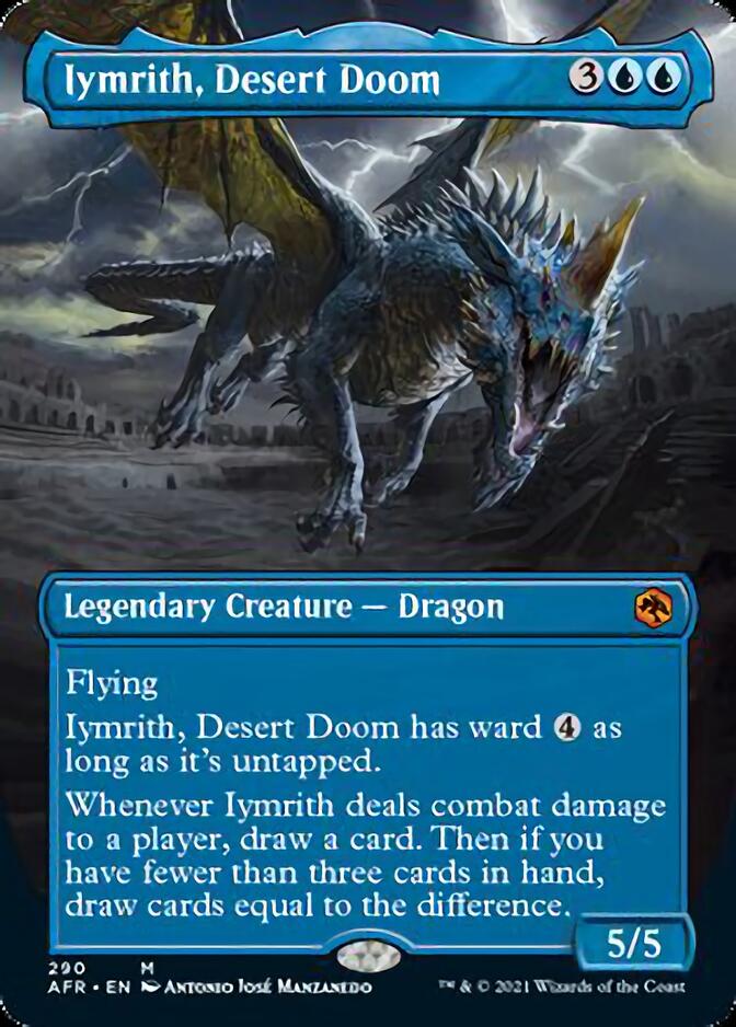 Iymrith, Desert Doom (Borderless Alternate Art) [Dungeons & Dragons: Adventures in the Forgotten Realms] | Rock City Comics