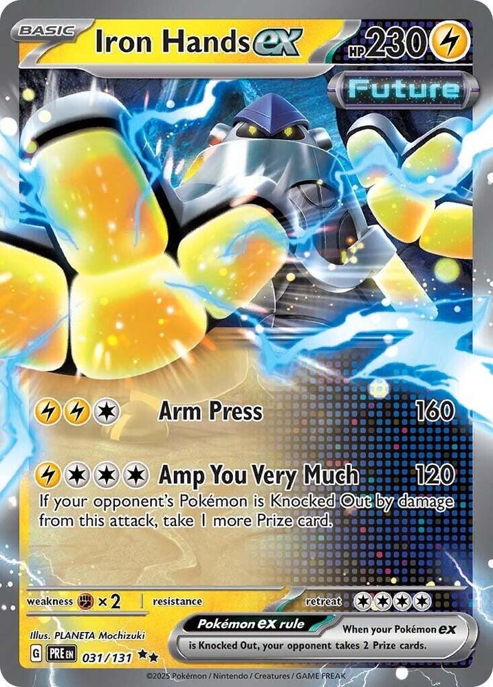 Iron Hands ex (031/131) [Scarlet & Violet: Prismatic Evolutions] | Rock City Comics