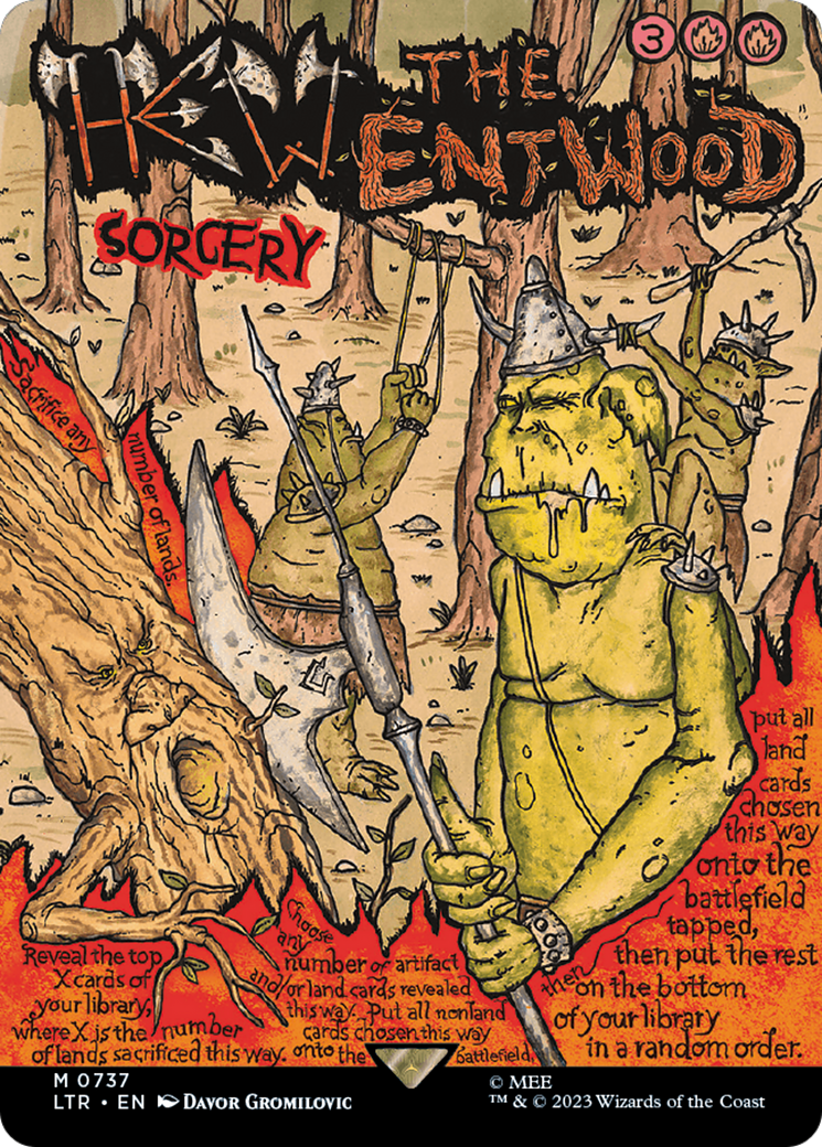 Hew the Entwood (Borderless Poster) [The Lord of the Rings: Tales of Middle-Earth] | Rock City Comics