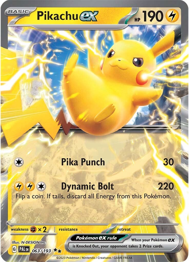 Pikachu ex (063/193) [Scarlet & Violet: Paldea Evolved] | Rock City Comics