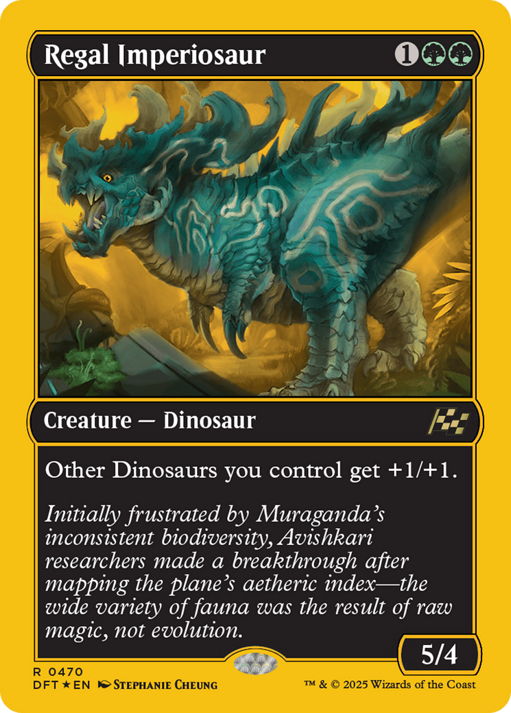 Regal Imperiosaur (First-Place Foil) [Aetherdrift] | Rock City Comics