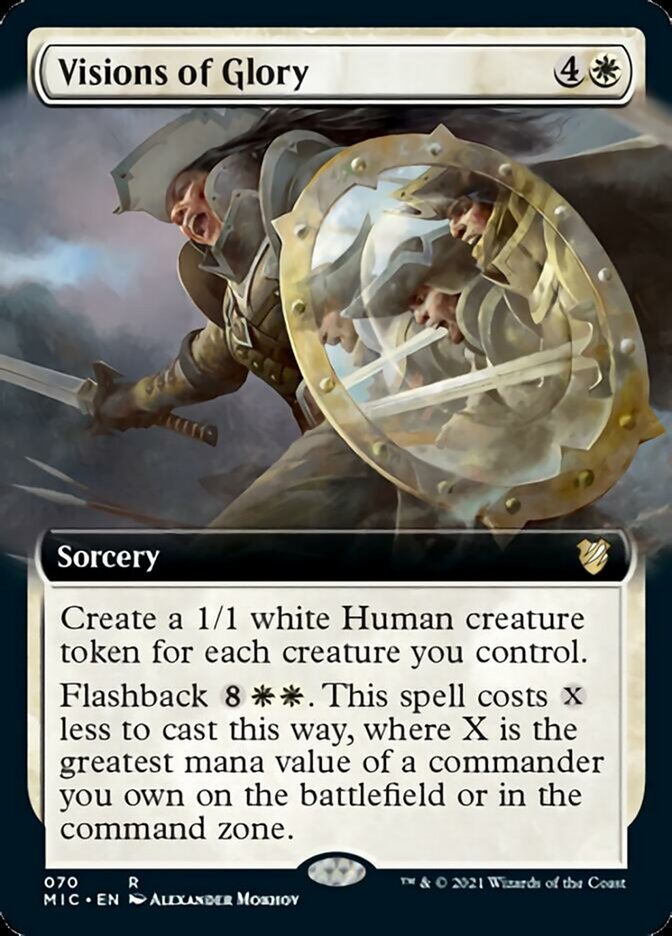 Visions of Glory (Extended Art) [Innistrad: Midnight Hunt Commander] | Rock City Comics