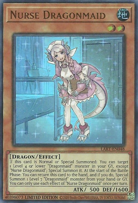Nurse Dragonmaid [LART-EN048] Ultra Rare | Rock City Comics