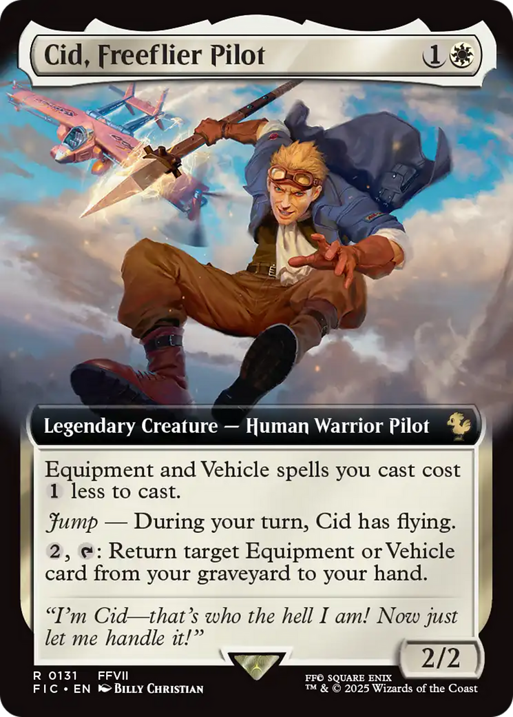 Cid, Freeflier Pilot (Extended Art) [FINAL FANTASY Commander] | Rock City Comics