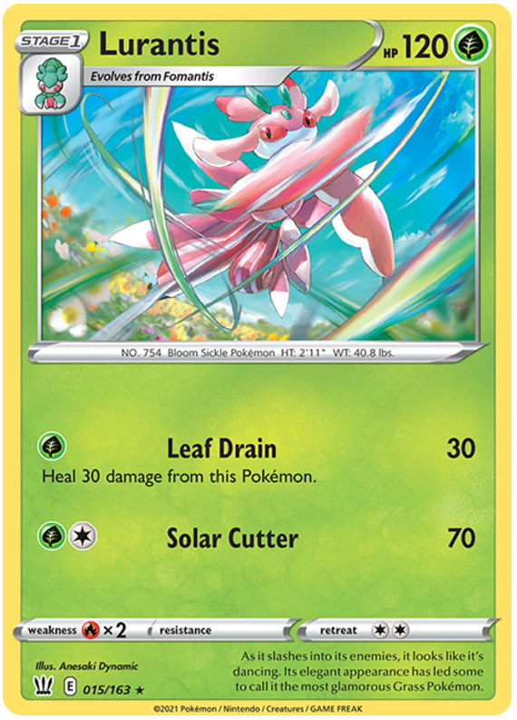 Lurantis (015/163) [Sword & Shield: Battle Styles] | Rock City Comics