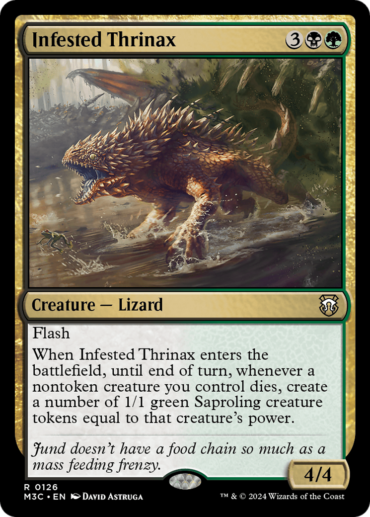 Infested Thrinax [Modern Horizons 3 Commander] | Rock City Comics