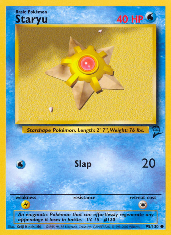 Staryu (95/130) [Base Set 2] | Rock City Comics