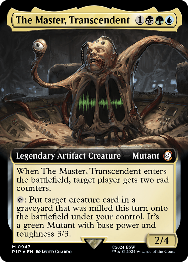 The Master, Transcendent (Extended Art) (Surge Foil) [Fallout] | Rock City Comics