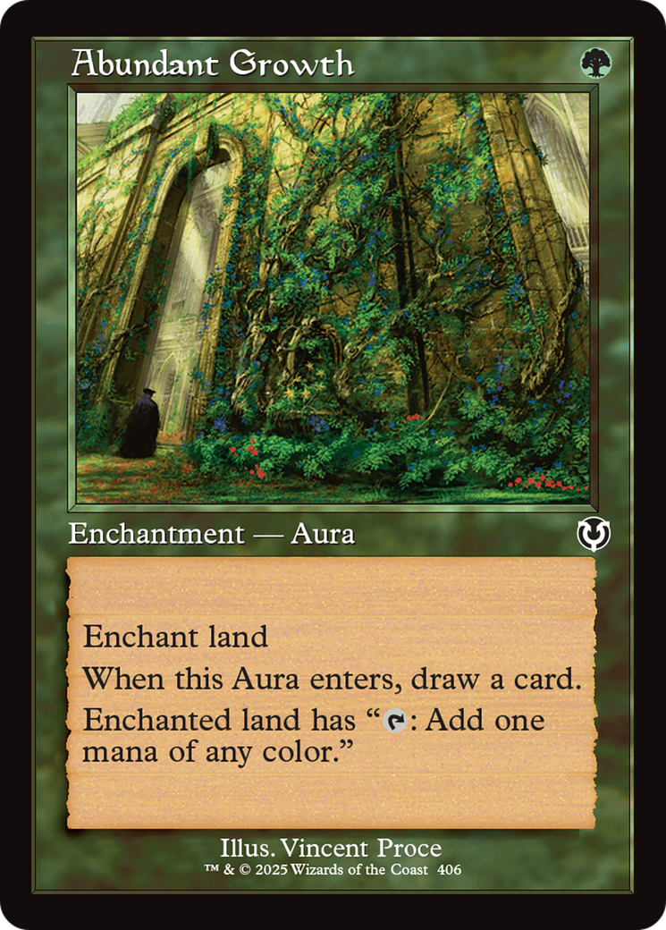 Abundant Growth (Retro Frame) [Innistrad Remastered] | Rock City Comics