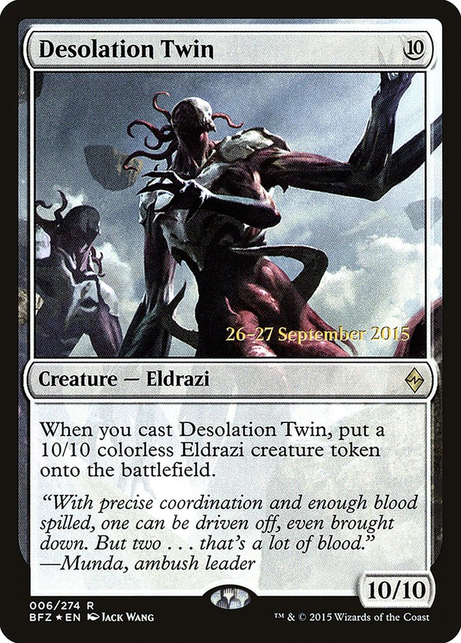 Desolation Twin [Battle for Zendikar Prerelease Promos] | Rock City Comics